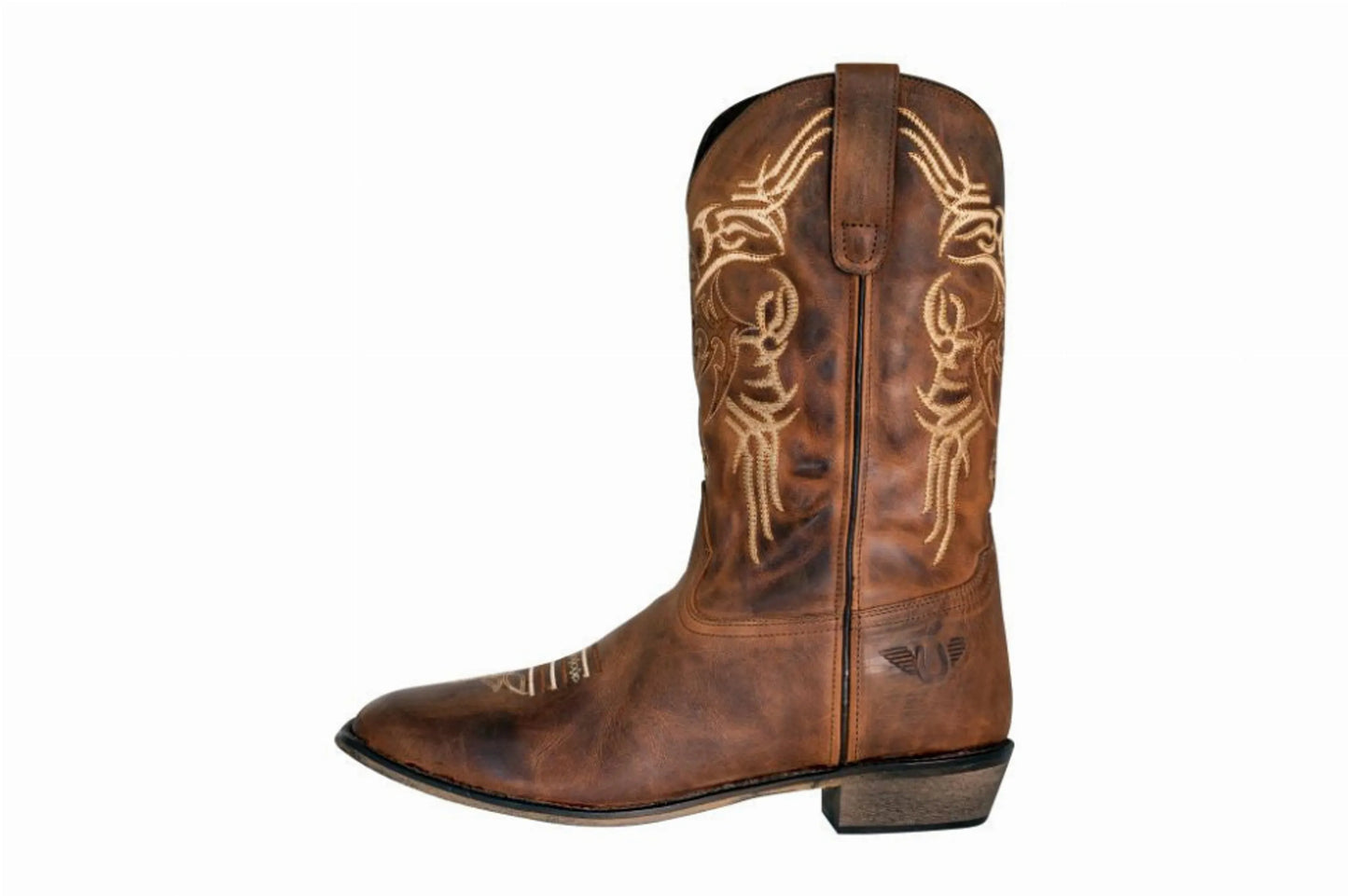 Men's Lamar Wide Square Toe Western Boot, Tuff Rider