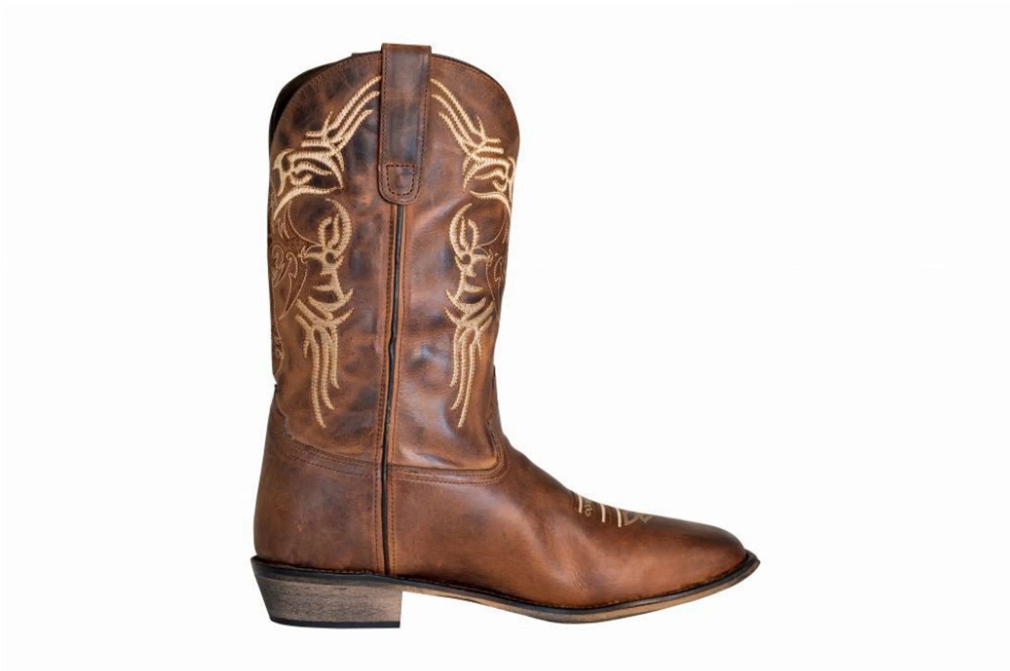 Men's Lamar Wide Square Toe Western Boot, Tuff Rider