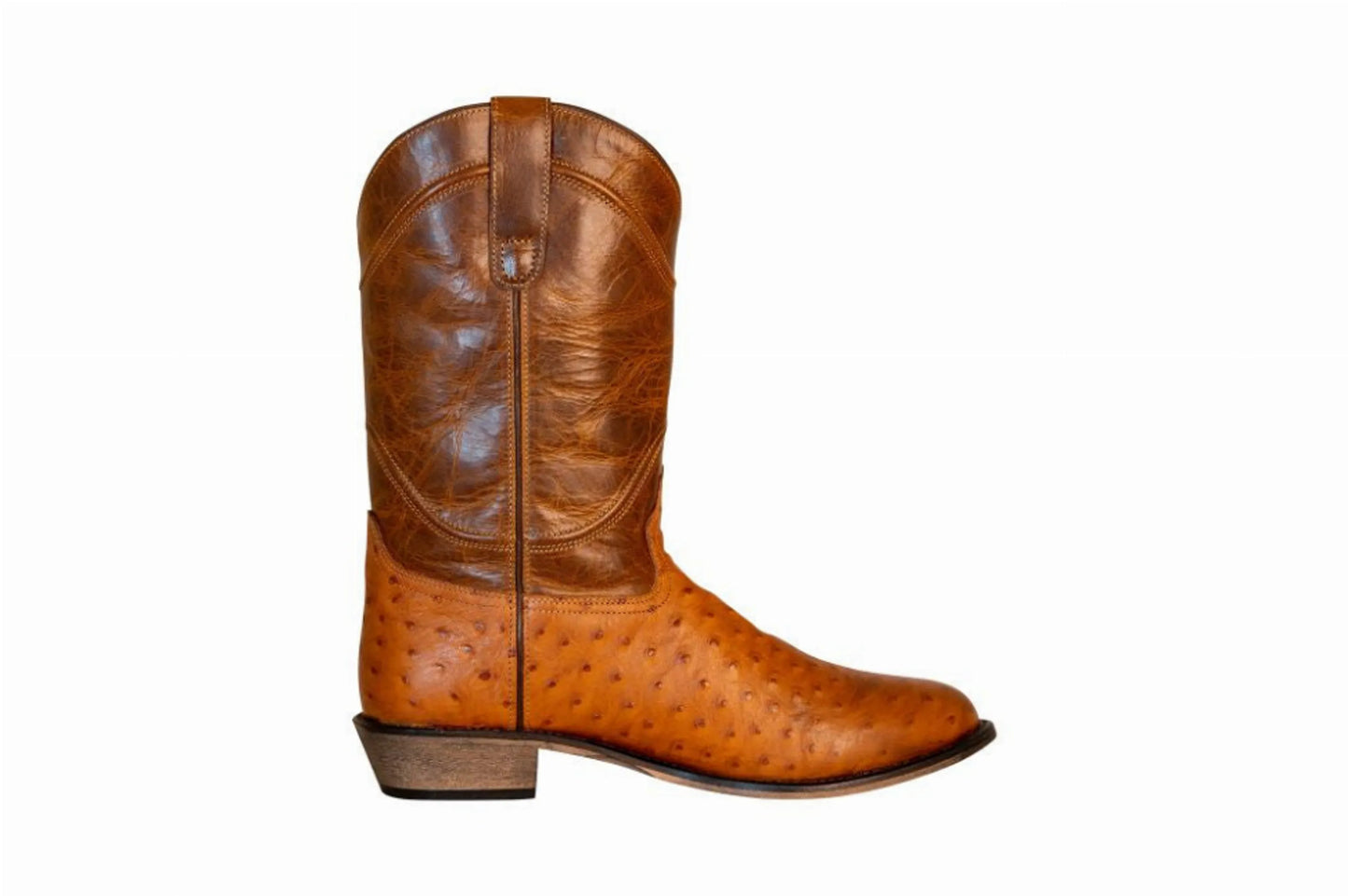 Men's Norris Wide Round Toe Western Boot, Tuff Rider