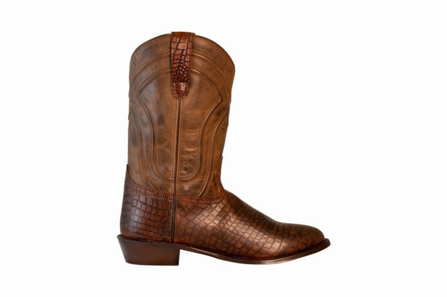 Men's Hayden Wide Round Toe Western Boot, Tuff Rider
