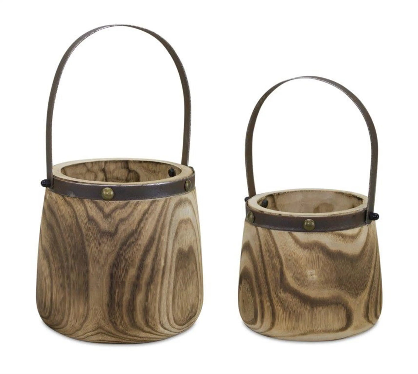 Rustic Charm Pails, set of 2