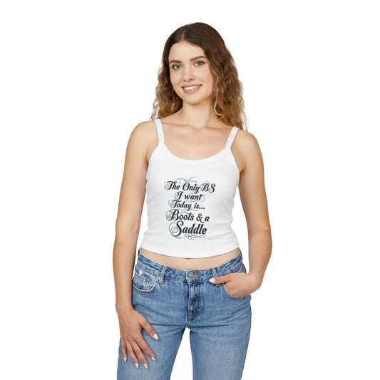 Cowgirl Horse Lovers Spaghetti Strap Tank Top
