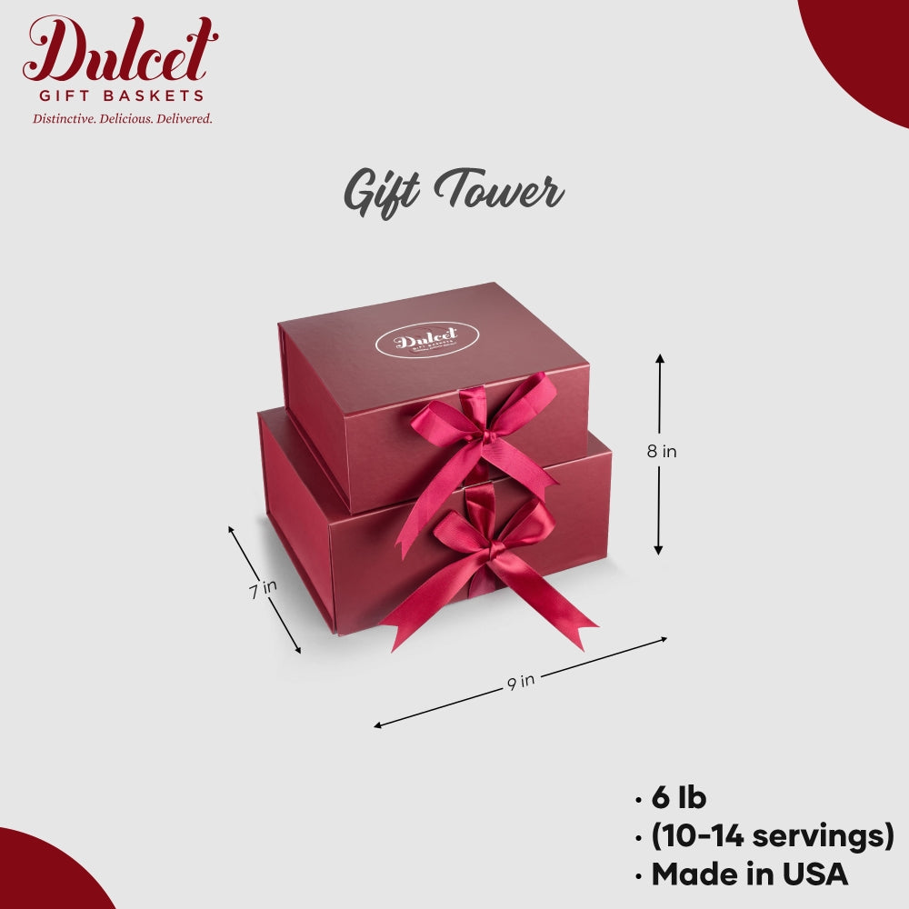 Sweet As Honey 2 Tiered Gourmet Gift Box