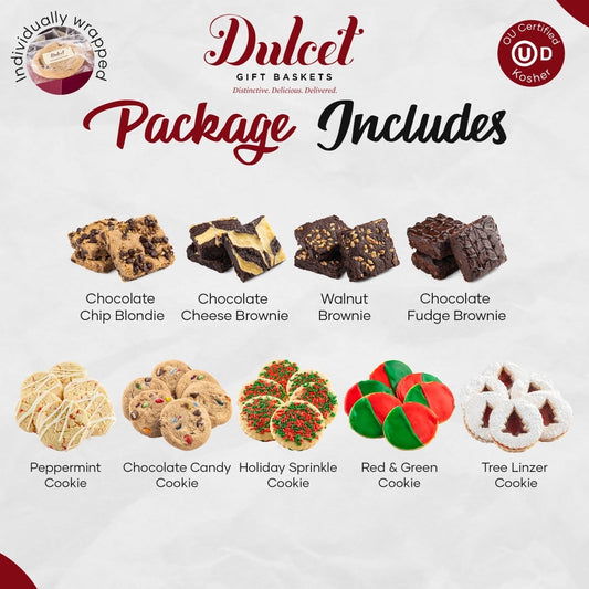 Christmas Cookies and Brownies Sampler Tin