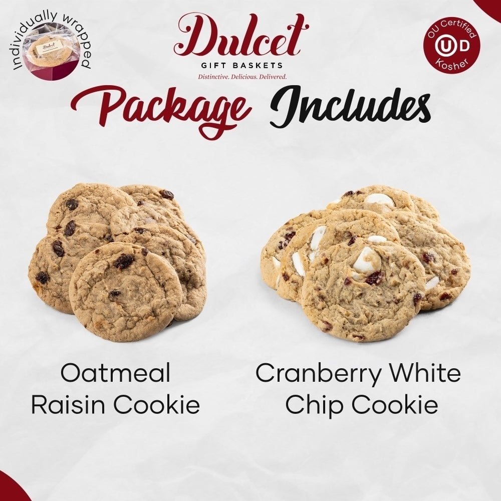 All time Favorite Oatmeal Raisin and Cranberry White Chip Cookie Gift