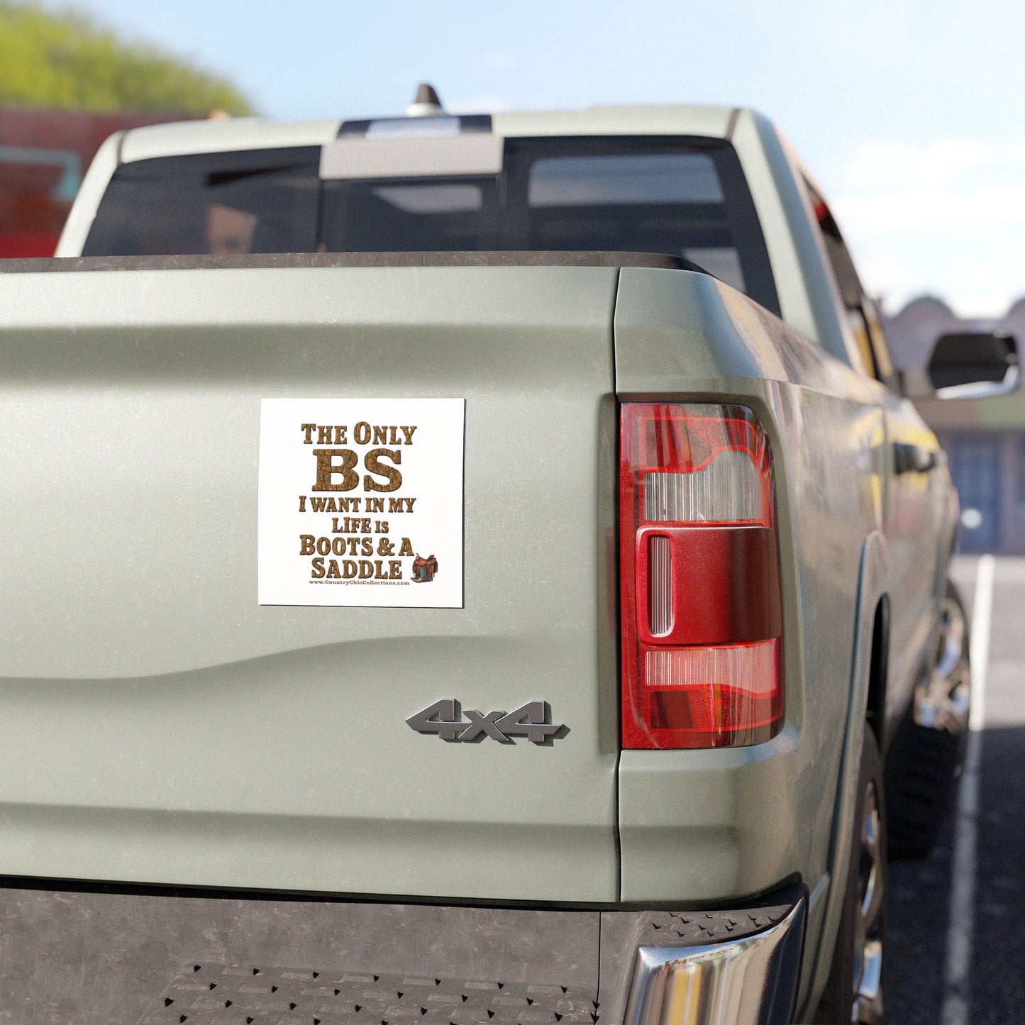 Car Magnet - 'The Only BS I Want in My Life is Boots & A Saddle