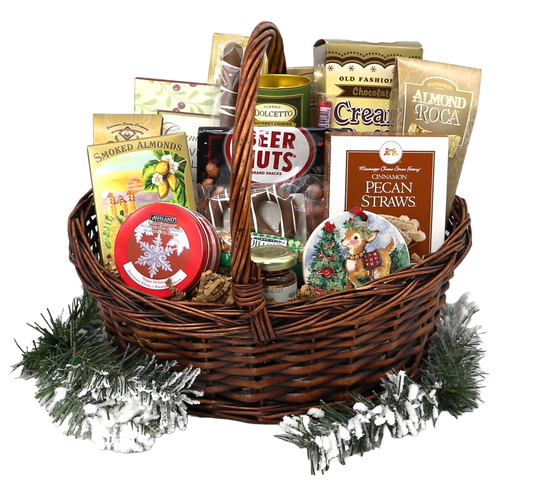 A Bountiful Holiday Harvest Gift Basket