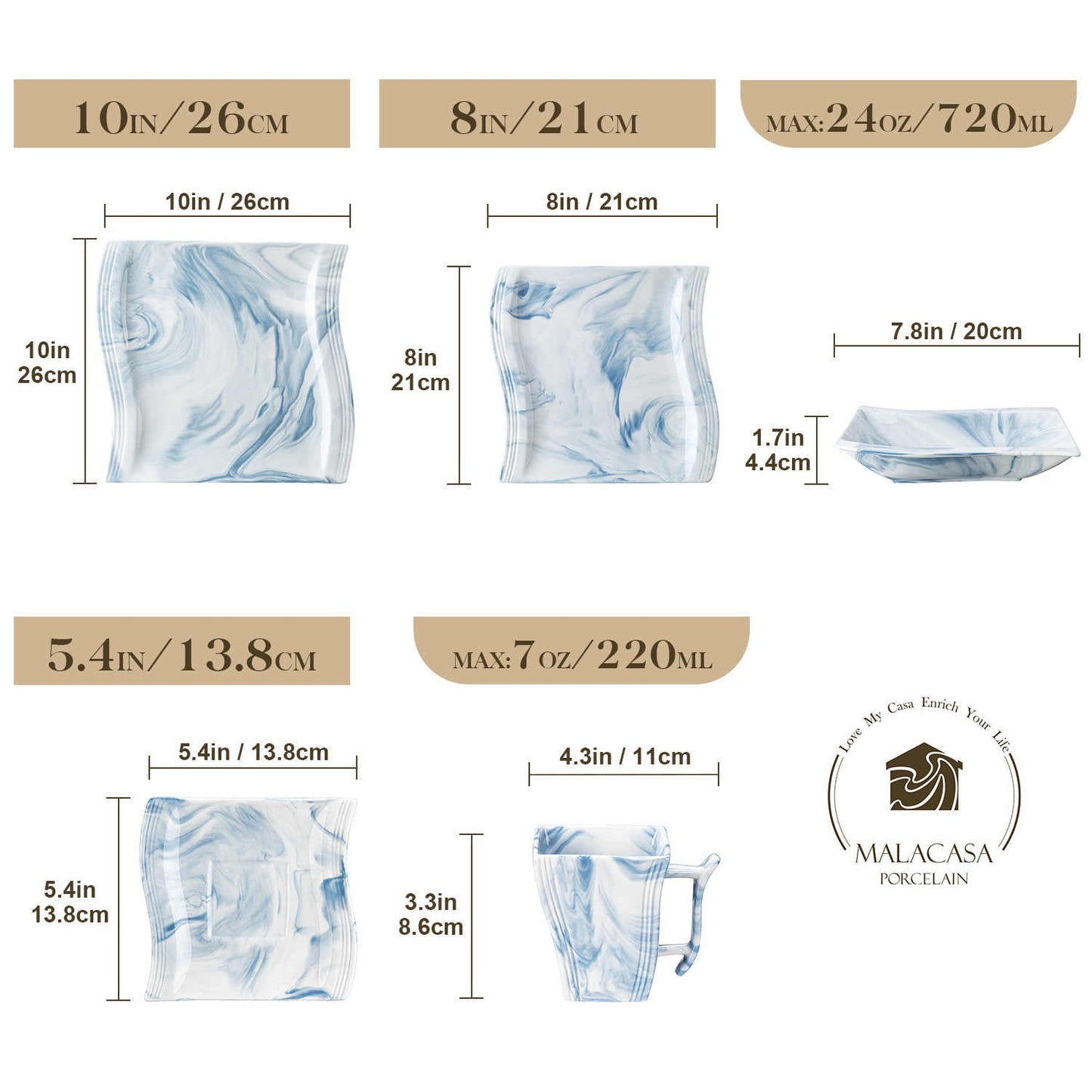 Classy 30 Piece Dinnerware Set