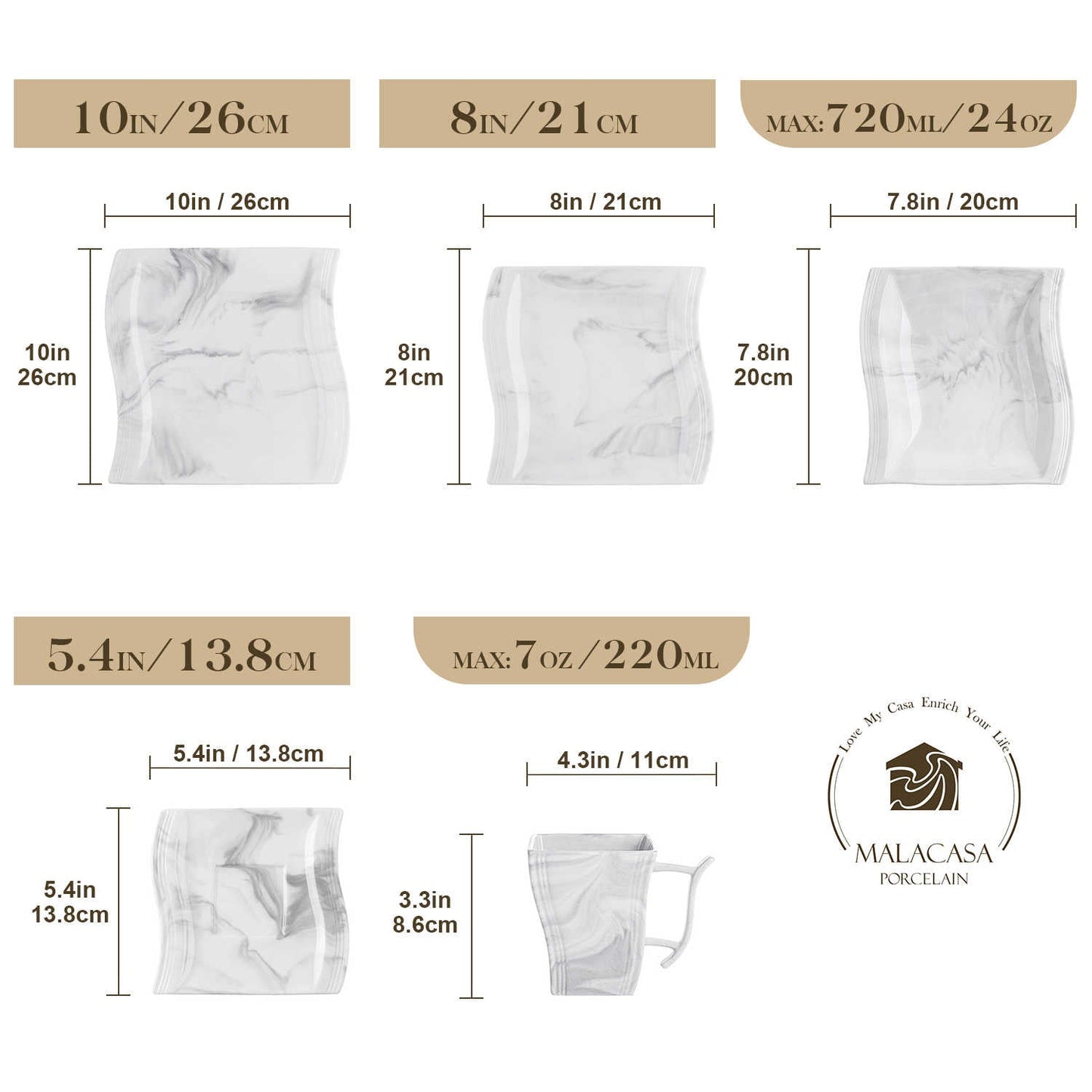Classy 30 Piece Dinnerware Set