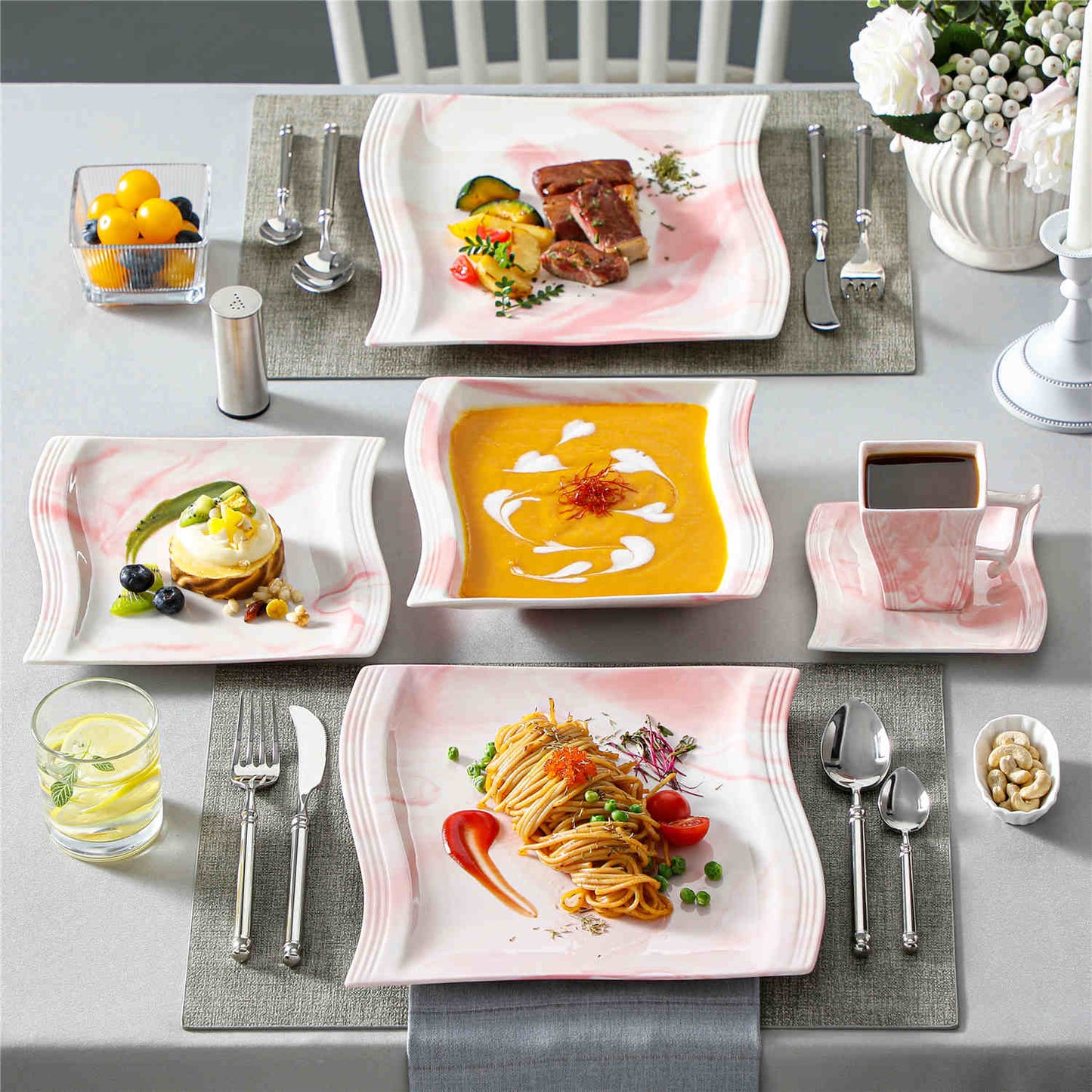 Classy 30 Piece Dinnerware Set