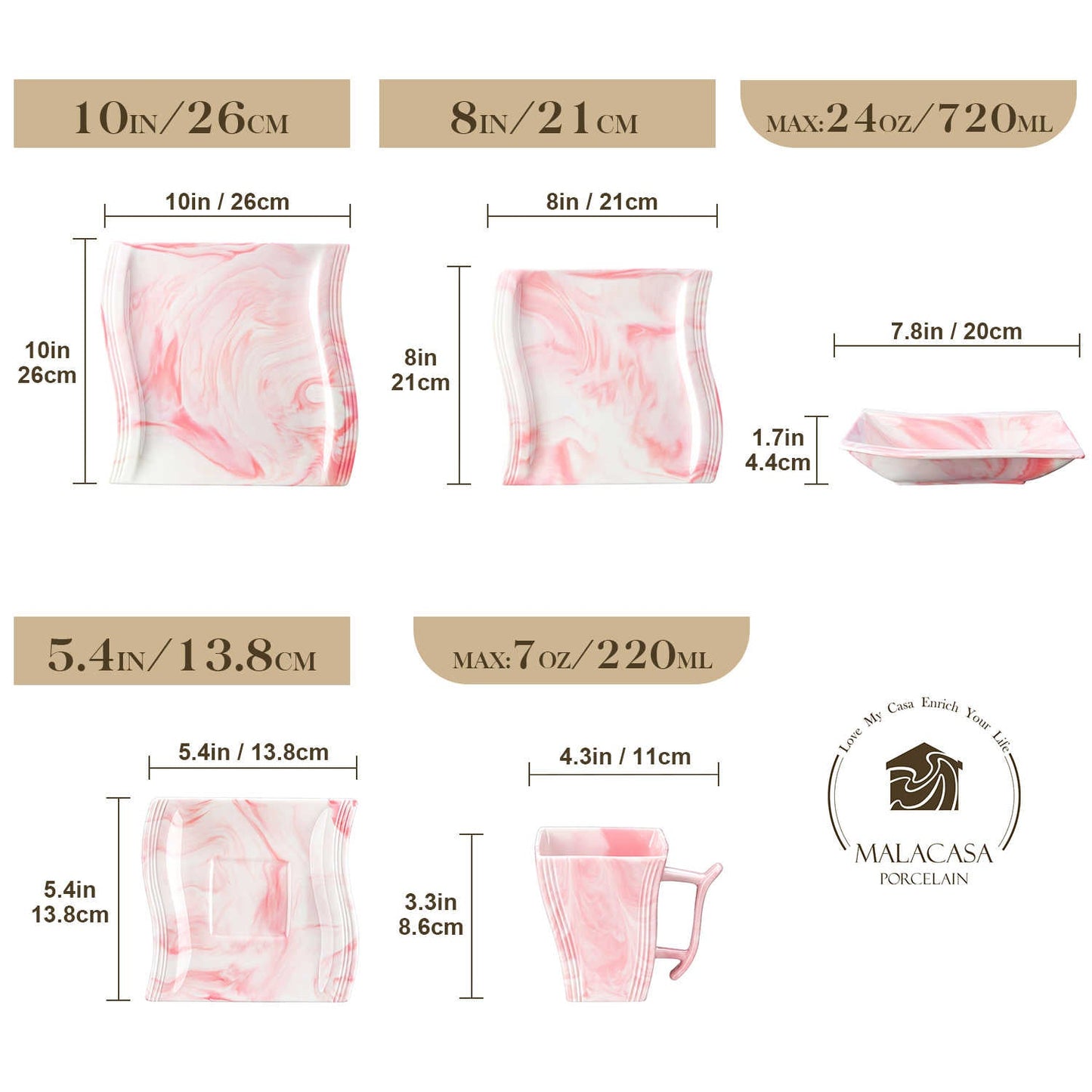 Classy 30 Piece Dinnerware Set