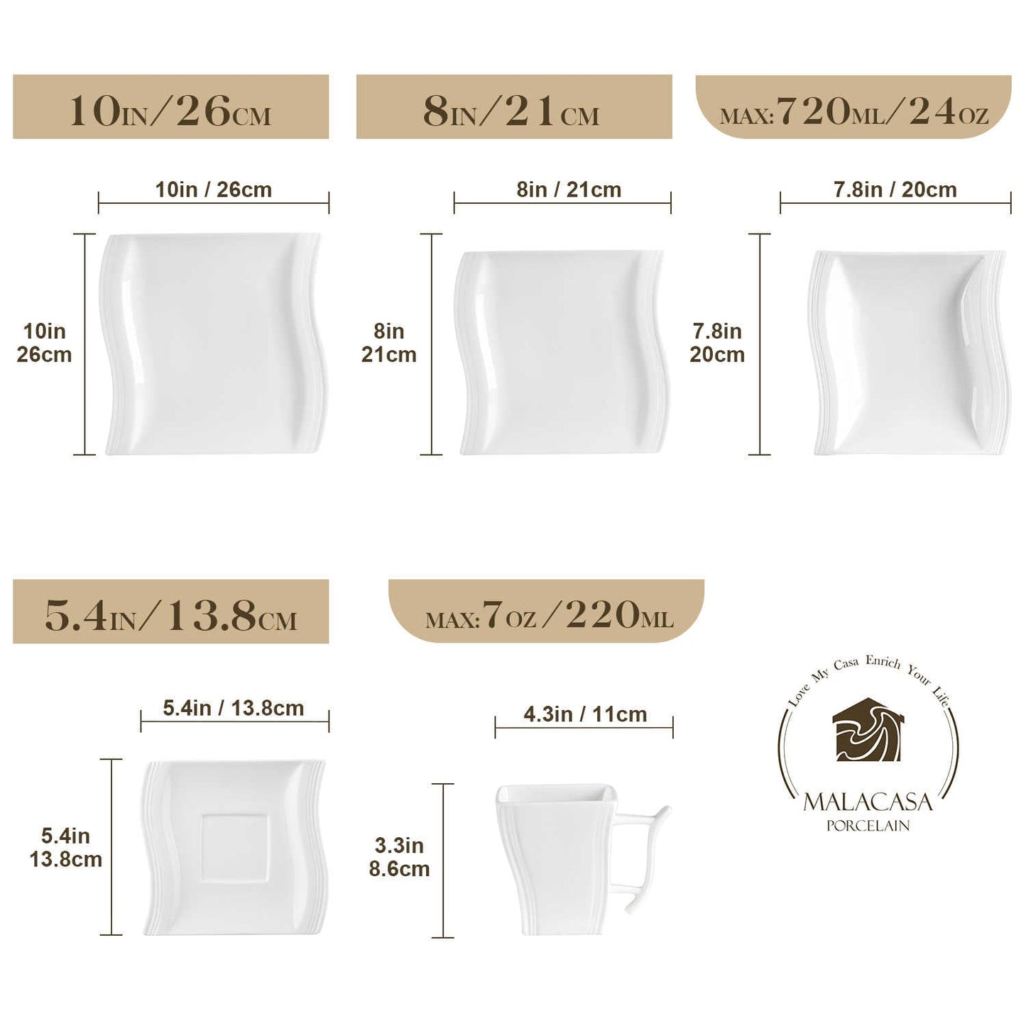 Classy 30 Piece Dinnerware Set