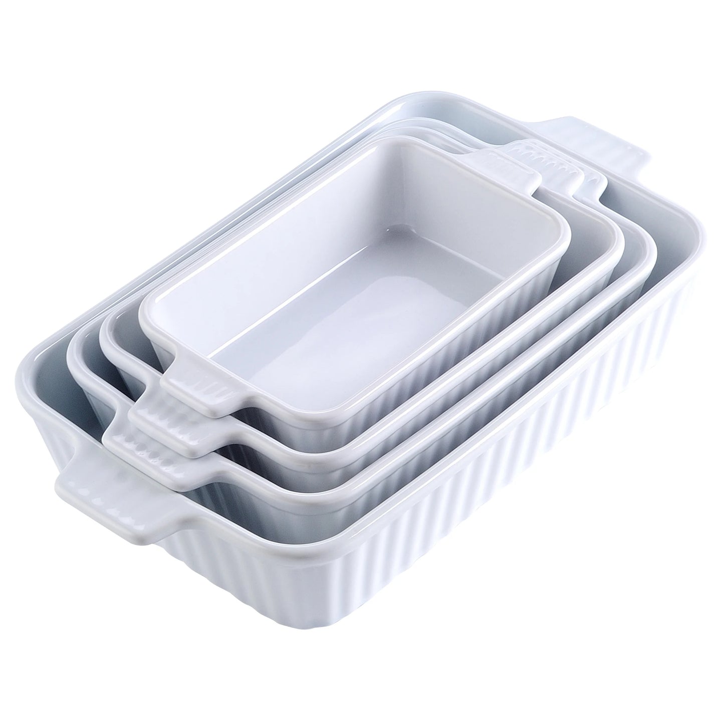 Luxurious Ceramic Baking Dish Set of Four