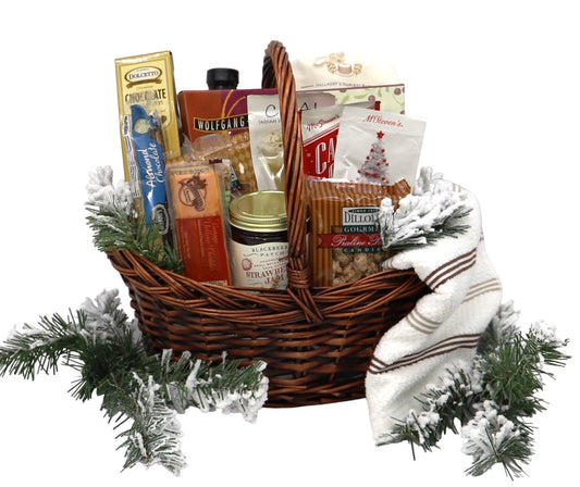 Country Christmas Breakfast Large Gift Basket