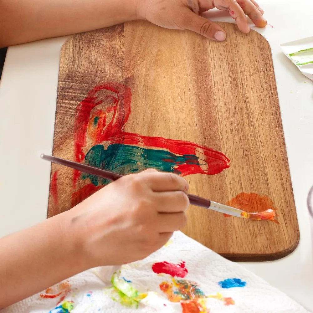 12-Pack of Large Wooden Cutting Boards Gift Bundle