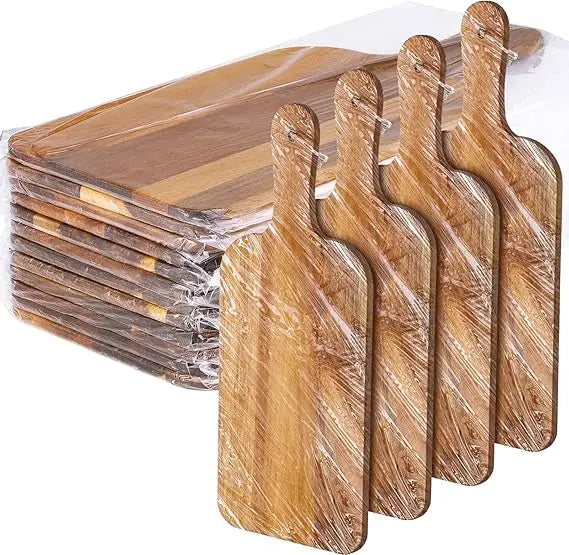 12-Pack of Large Wooden Cutting Boards Gift Bundle