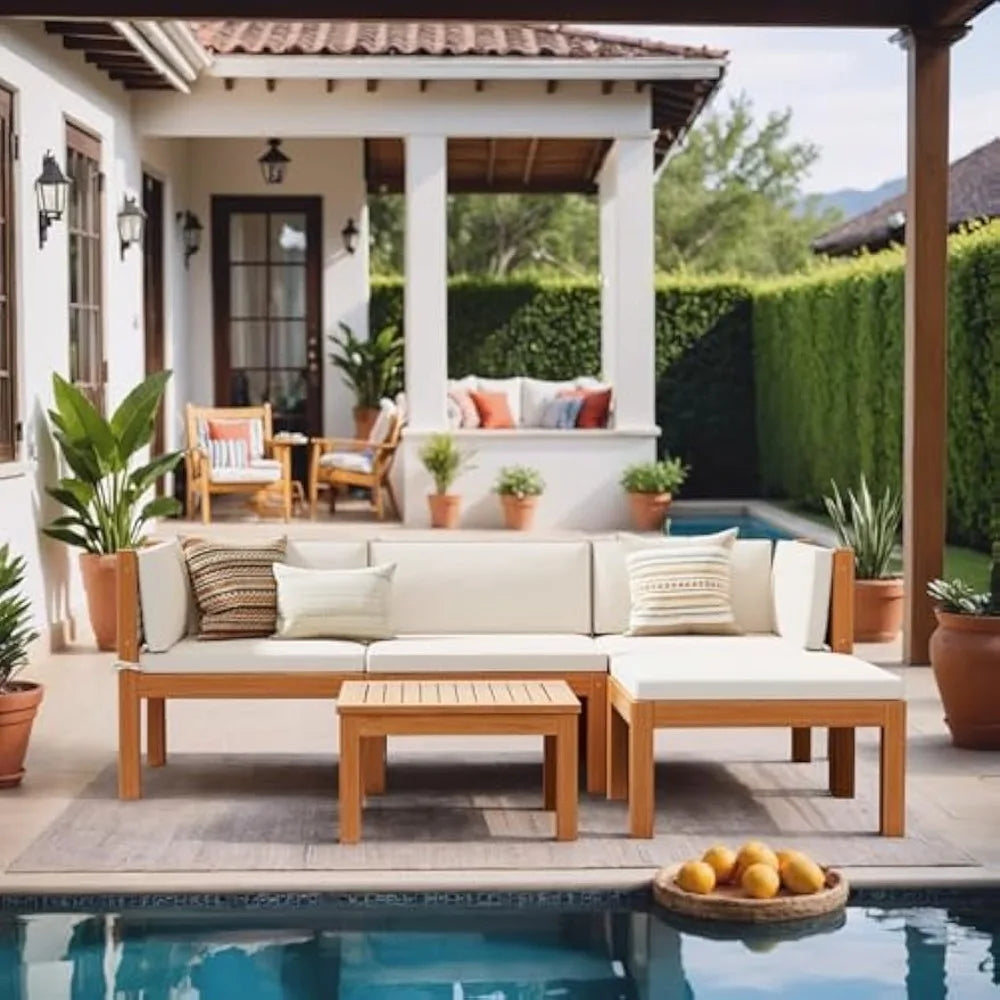Havenwood Acacia Outdoor Set – Handcrafted Elegance for Timeless Outdoor Living