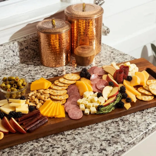 Extra Large Rectangular Acacia Wood Serving Board