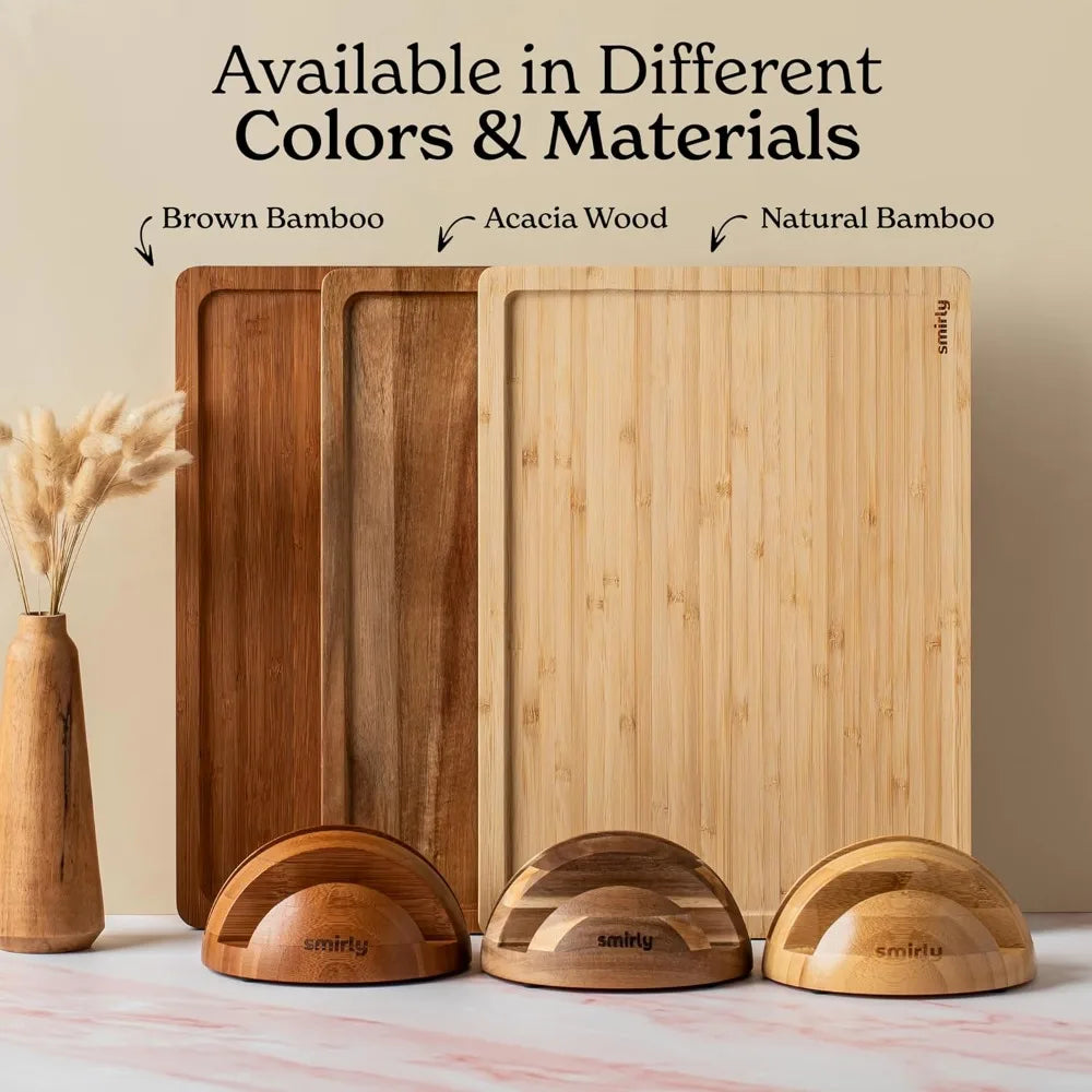Acacia Wood Cutting Board Gift Set