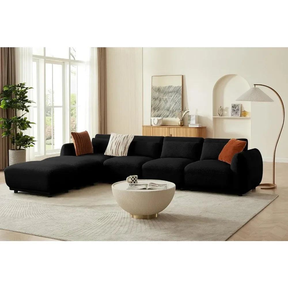Comfy Sectional Cloud Couch Sofa Set