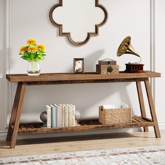 Farmhouse Console Entryway Table