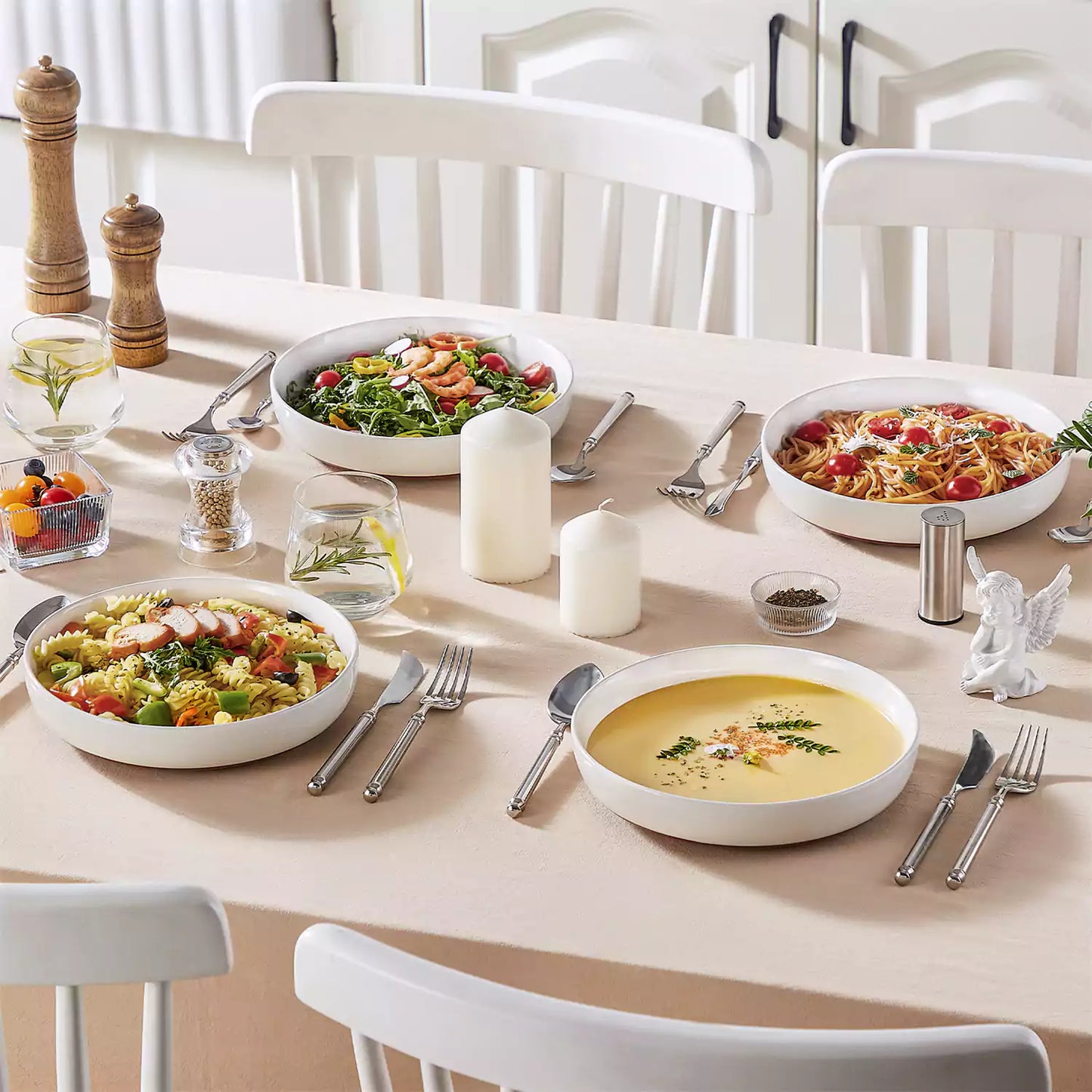 Deluxe Pasta Bowls Set of 4