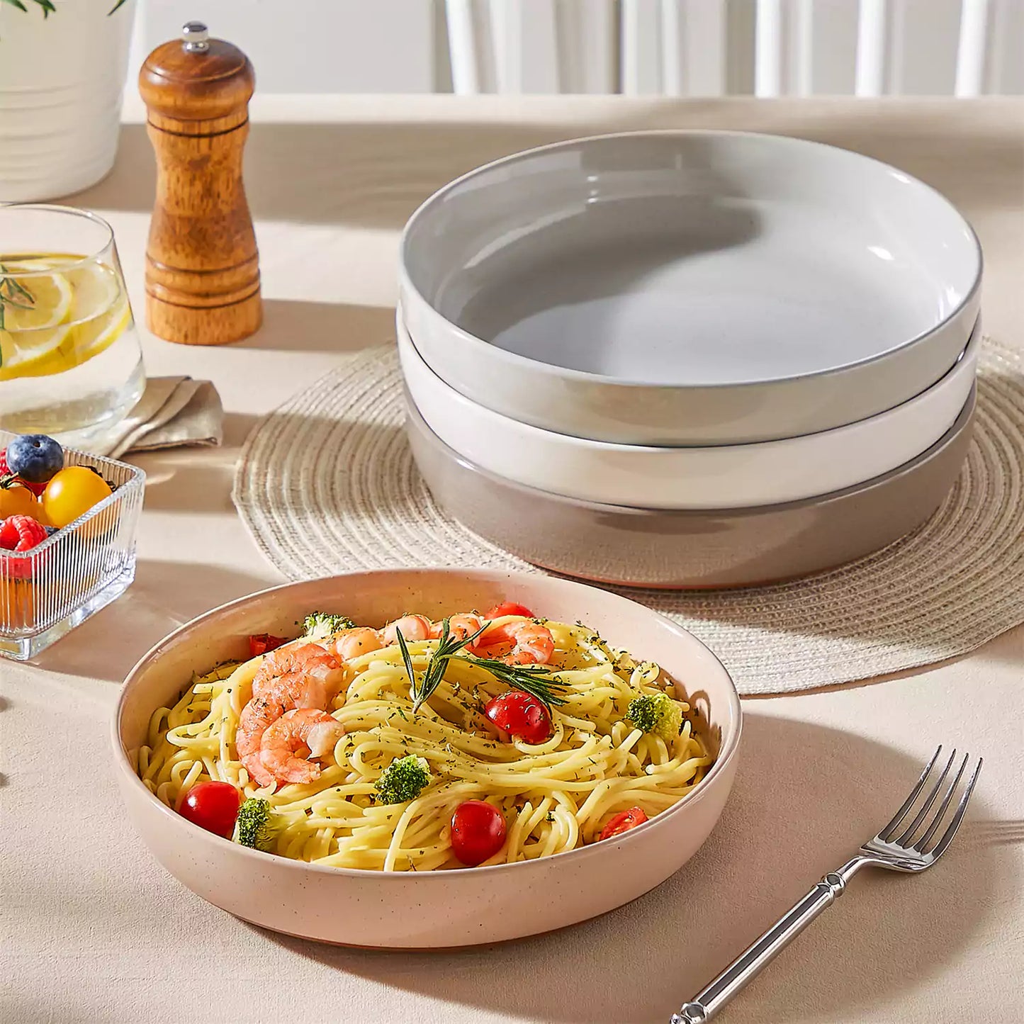 Deluxe Pasta Bowls Set of 4