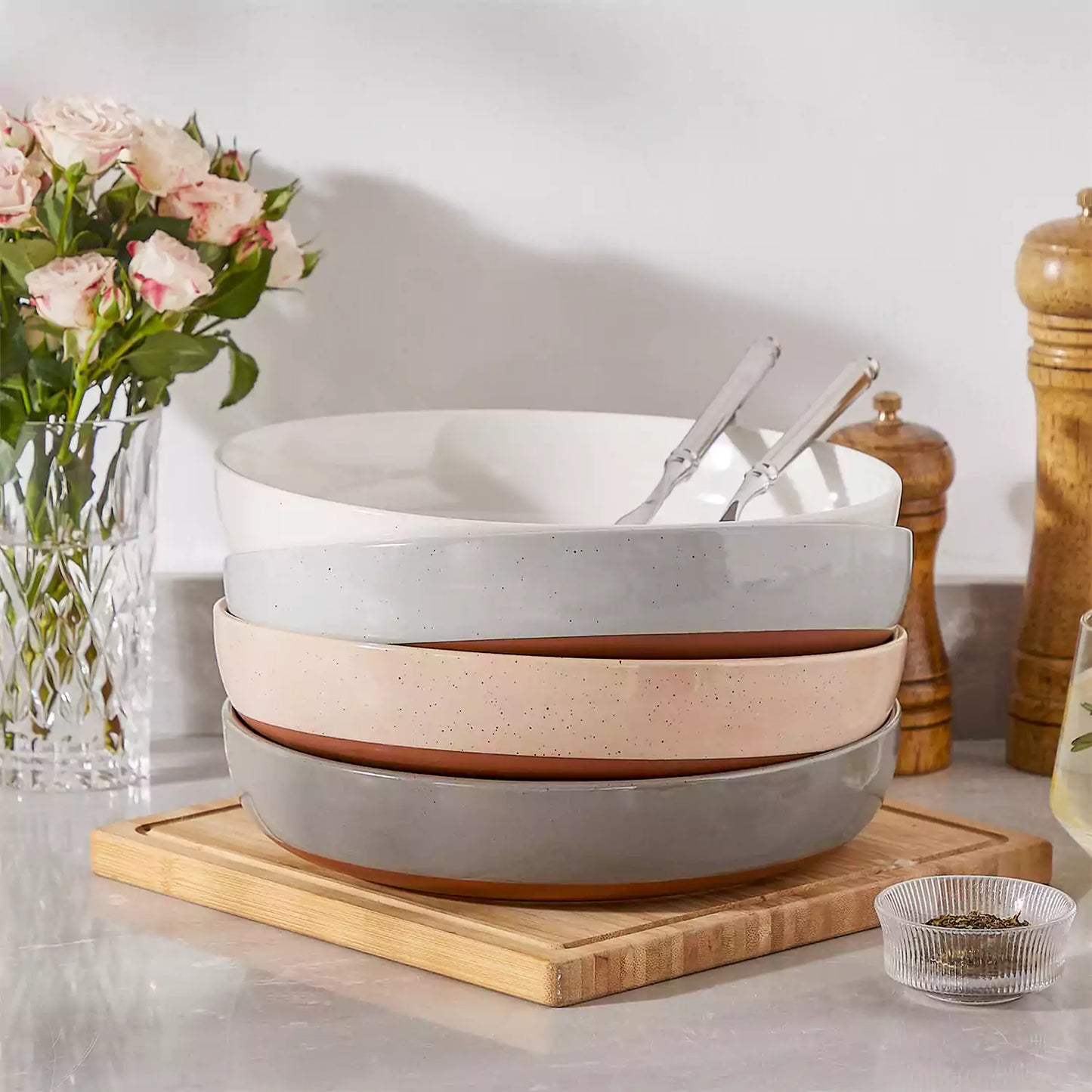 Deluxe Pasta Bowls Set of 4