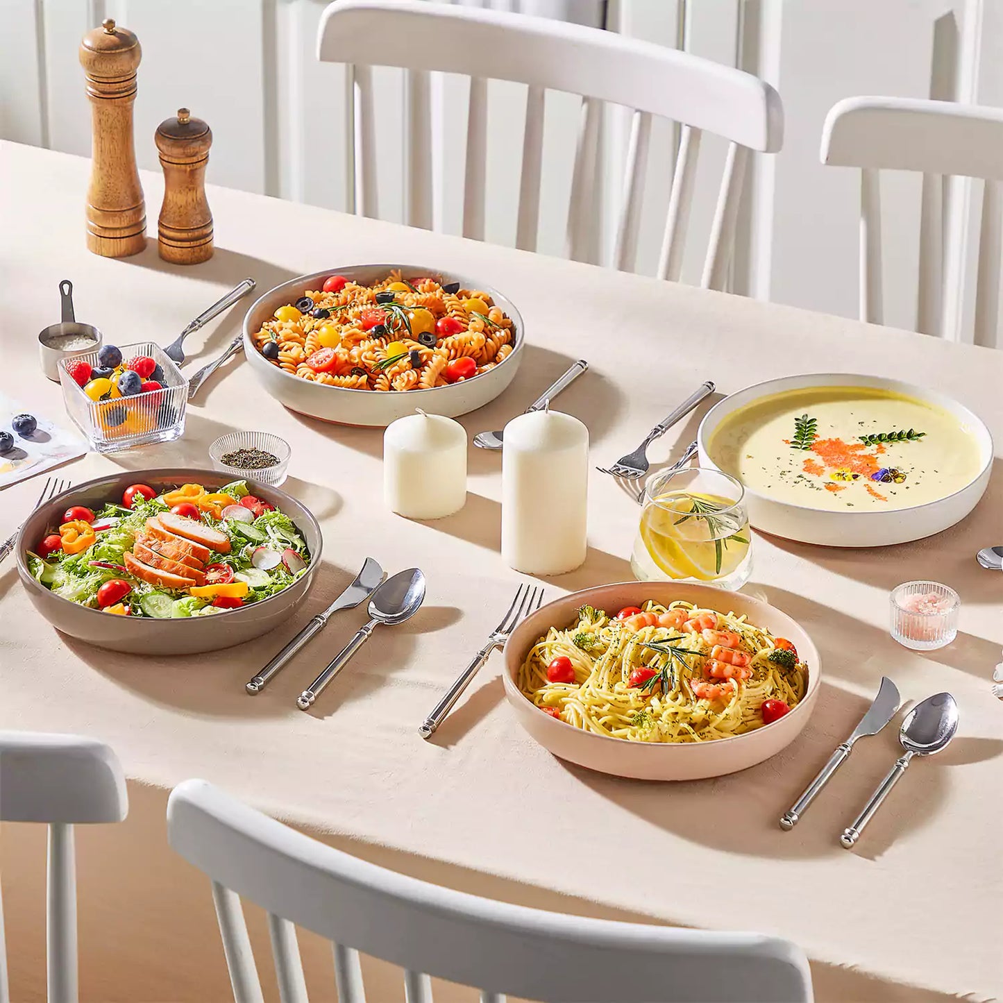 Deluxe Pasta Bowls Set of 4