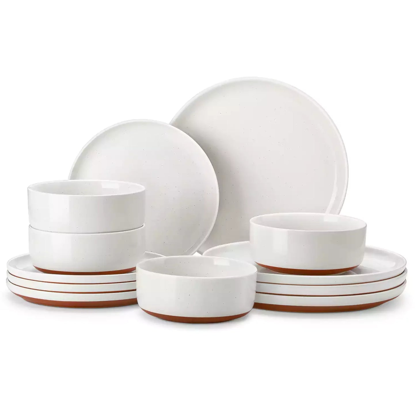 Cottage Style 12 Piece Dinnerware Set, serves 4