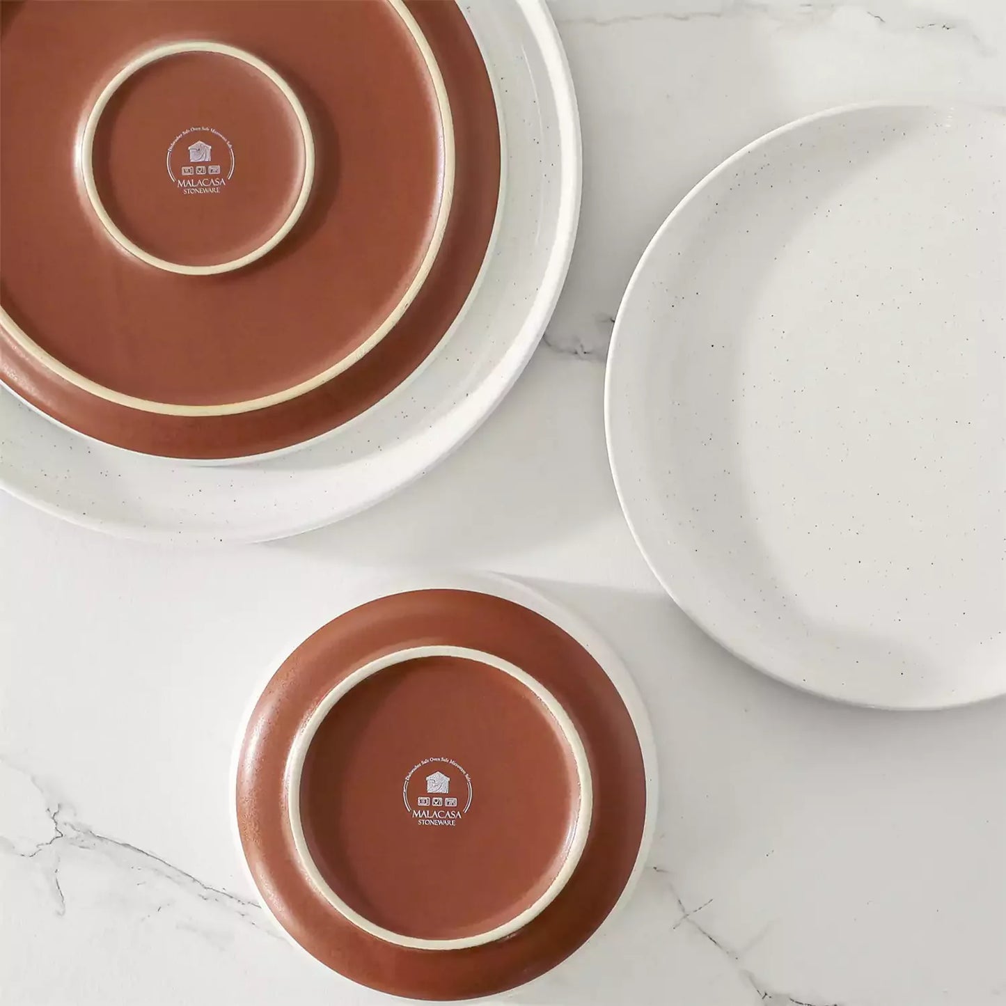 Cottage Style 12 Piece Dinnerware Set, serves 4