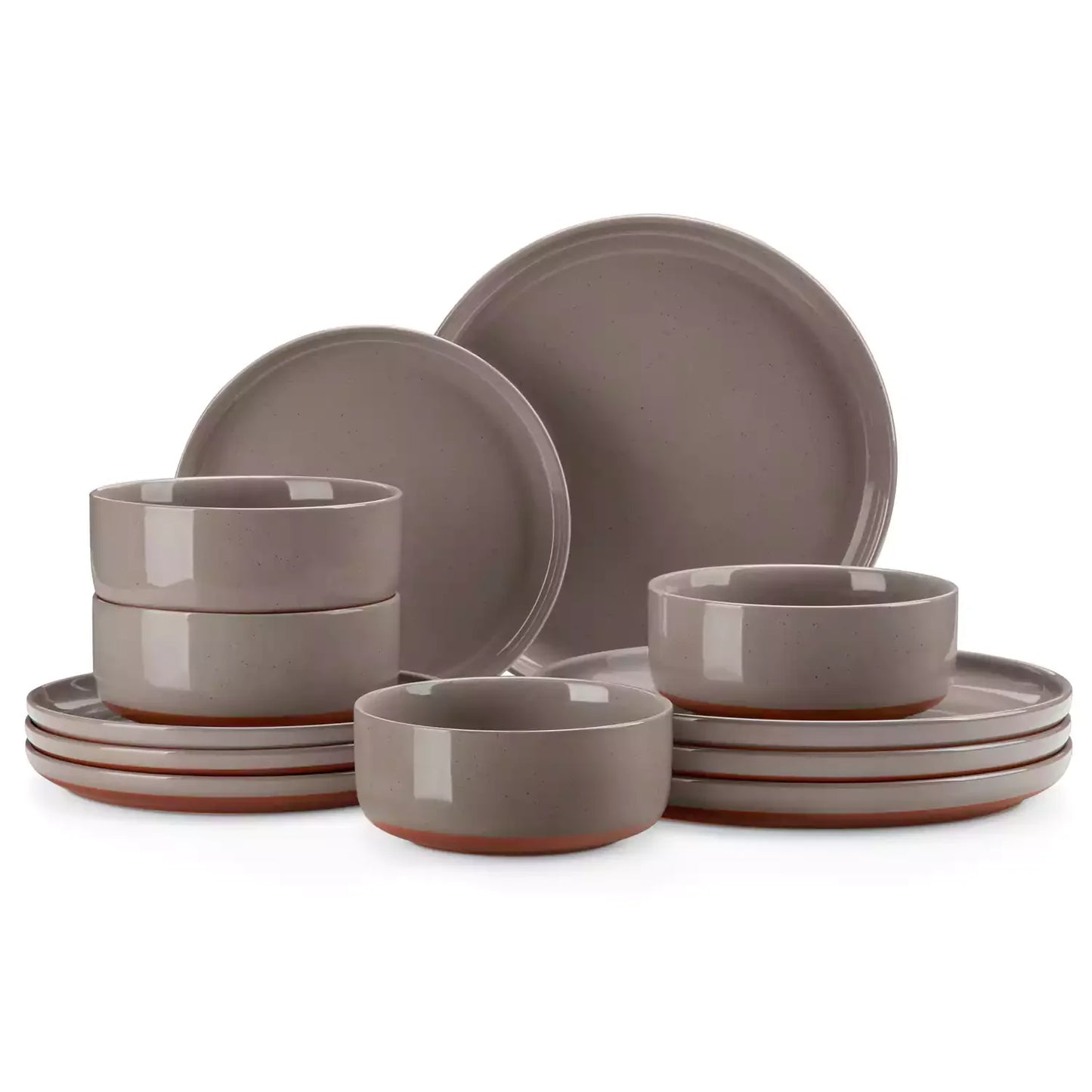 Farmhouse Stoneware 12 Piece Dinnerware Set, seres 4