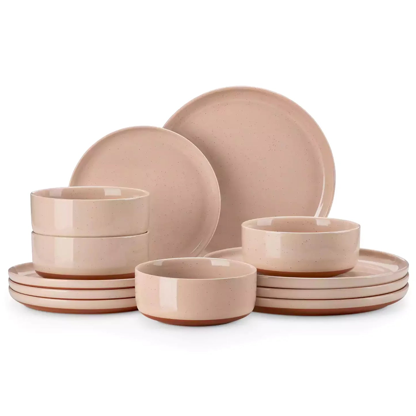 Cottage Style 12 Piece Dinnerware Set, serves 4