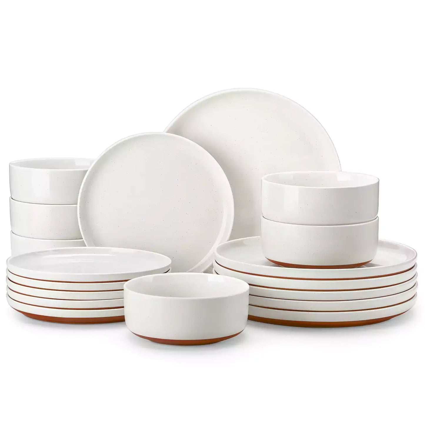 Chic Stoneware 18 Piece Dinnerware Set