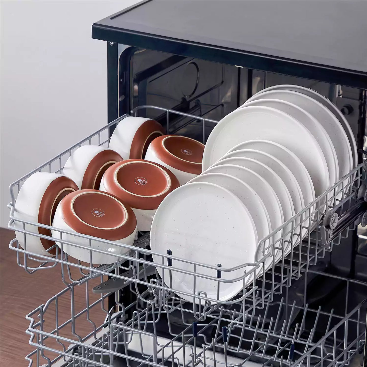 Farmhouse 18 Piece Stoneware Dinnerware Set, serves 6