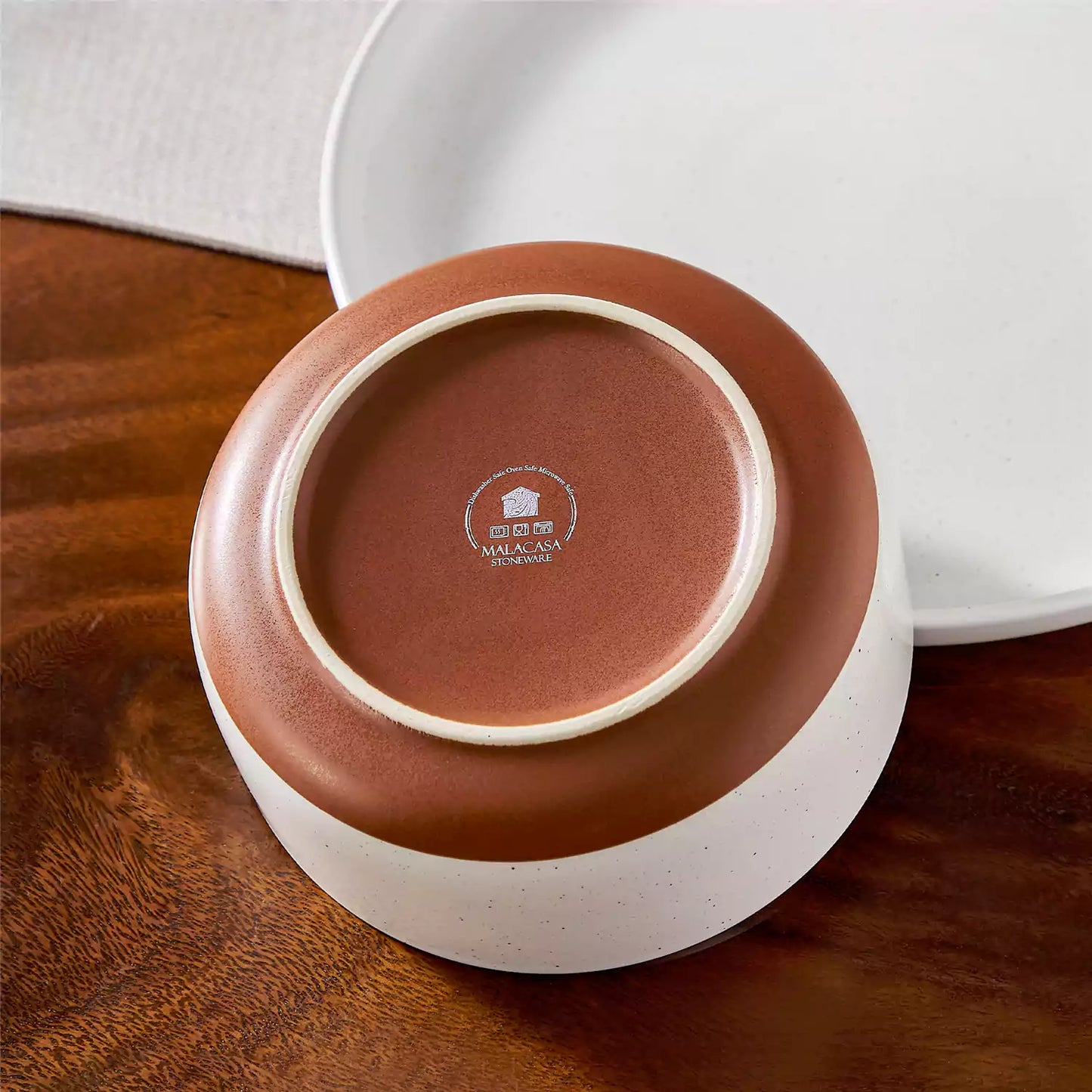 Farmhouse 18 Piece Stoneware Dinnerware Set, serves 6