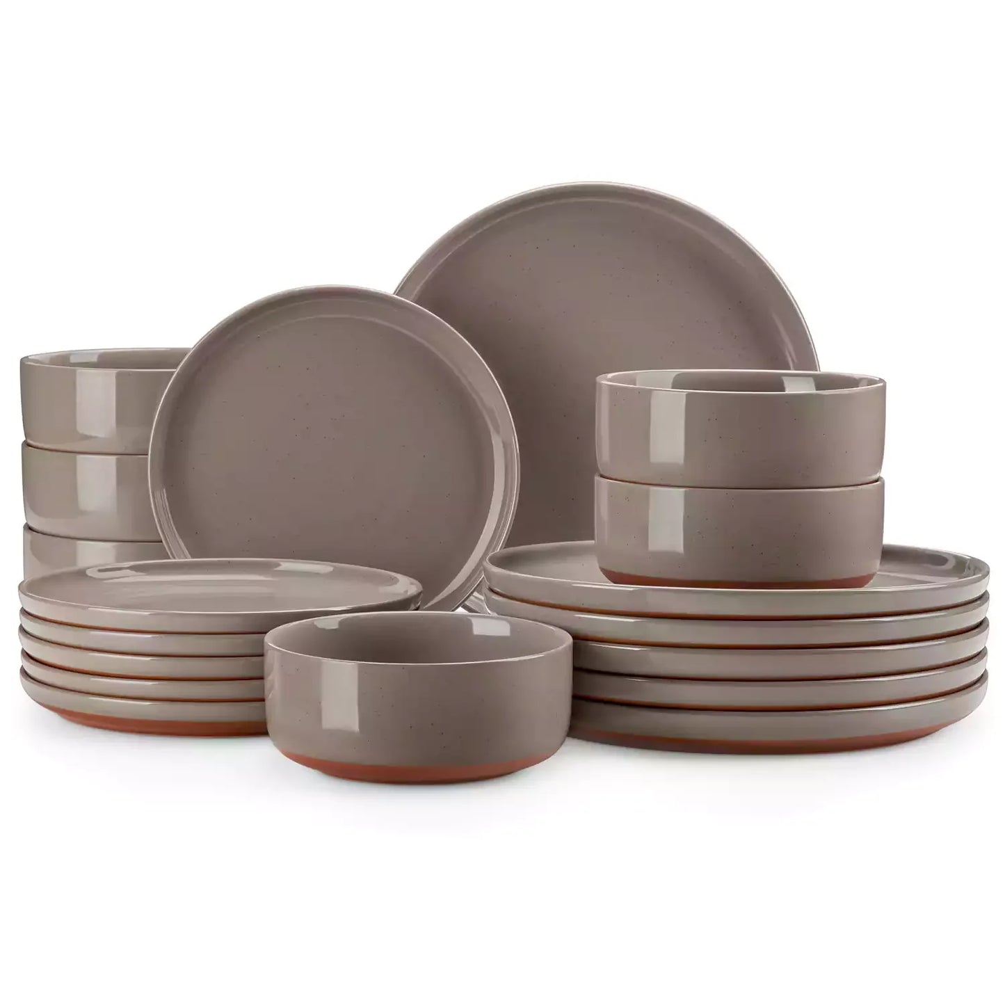 Chic Stoneware 18 Piece Dinnerware Set