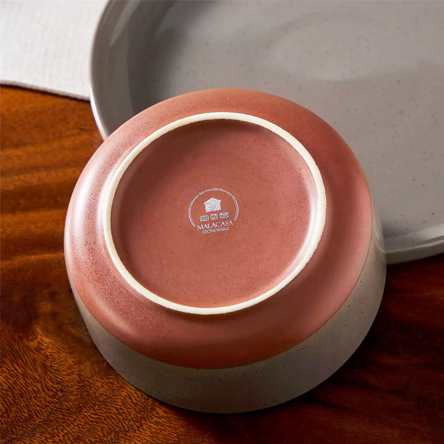 Farmhouse 18 Piece Stoneware Dinnerware Set, serves 6