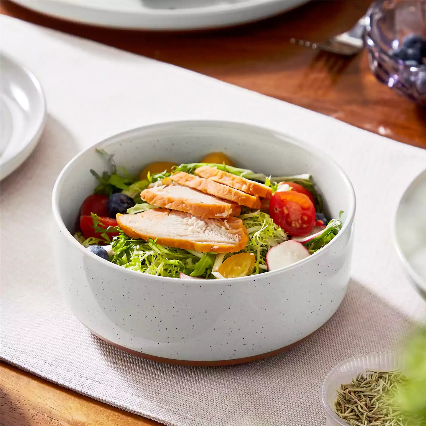 Farmhouse 18 Piece Stoneware Dinnerware Set, serves 6