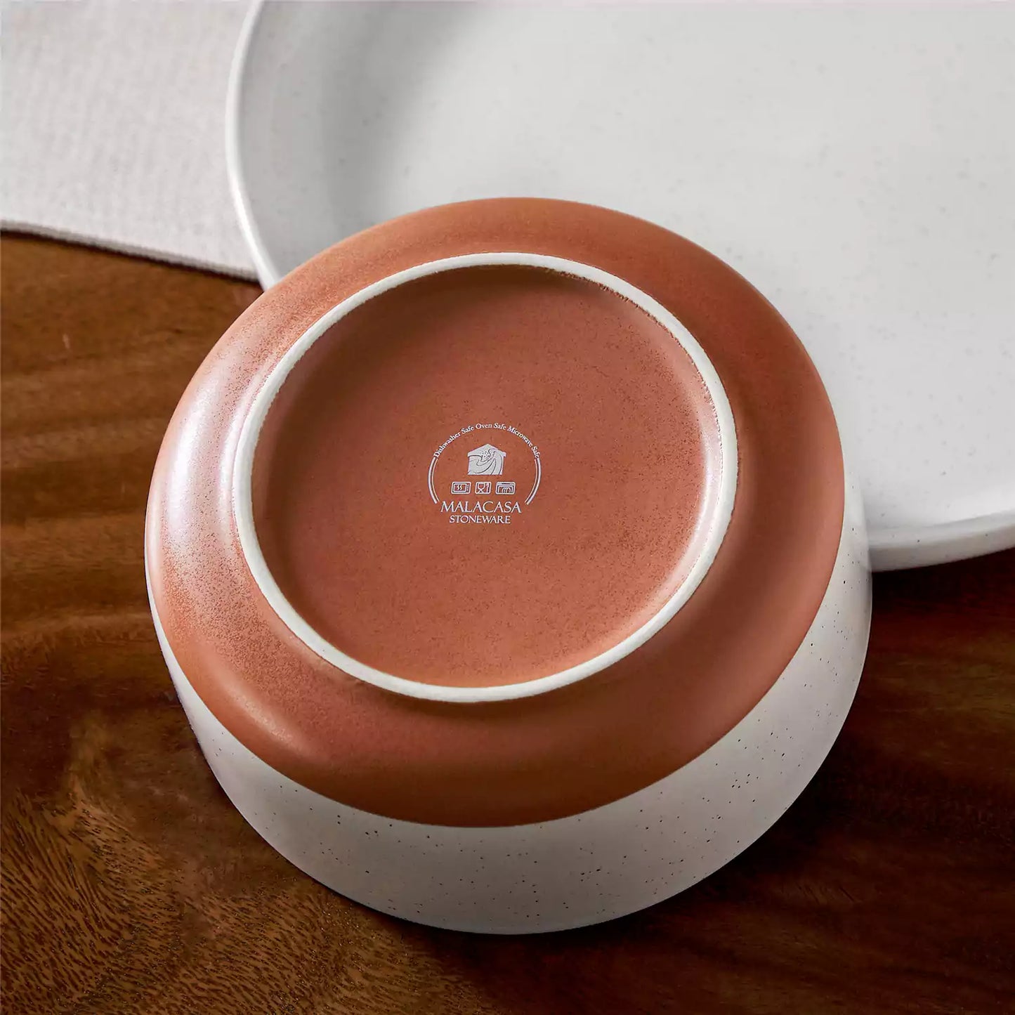 Farmhouse 18 Piece Stoneware Dinnerware Set, serves 6