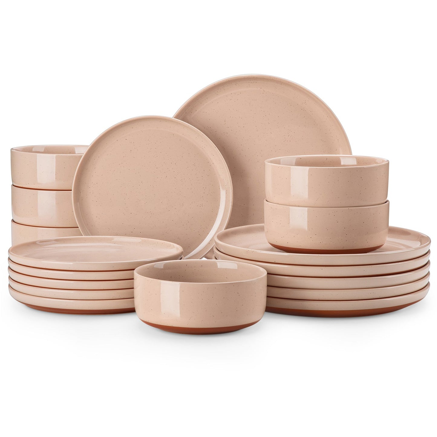 Chic Stoneware 18 Piece Dinnerware Set