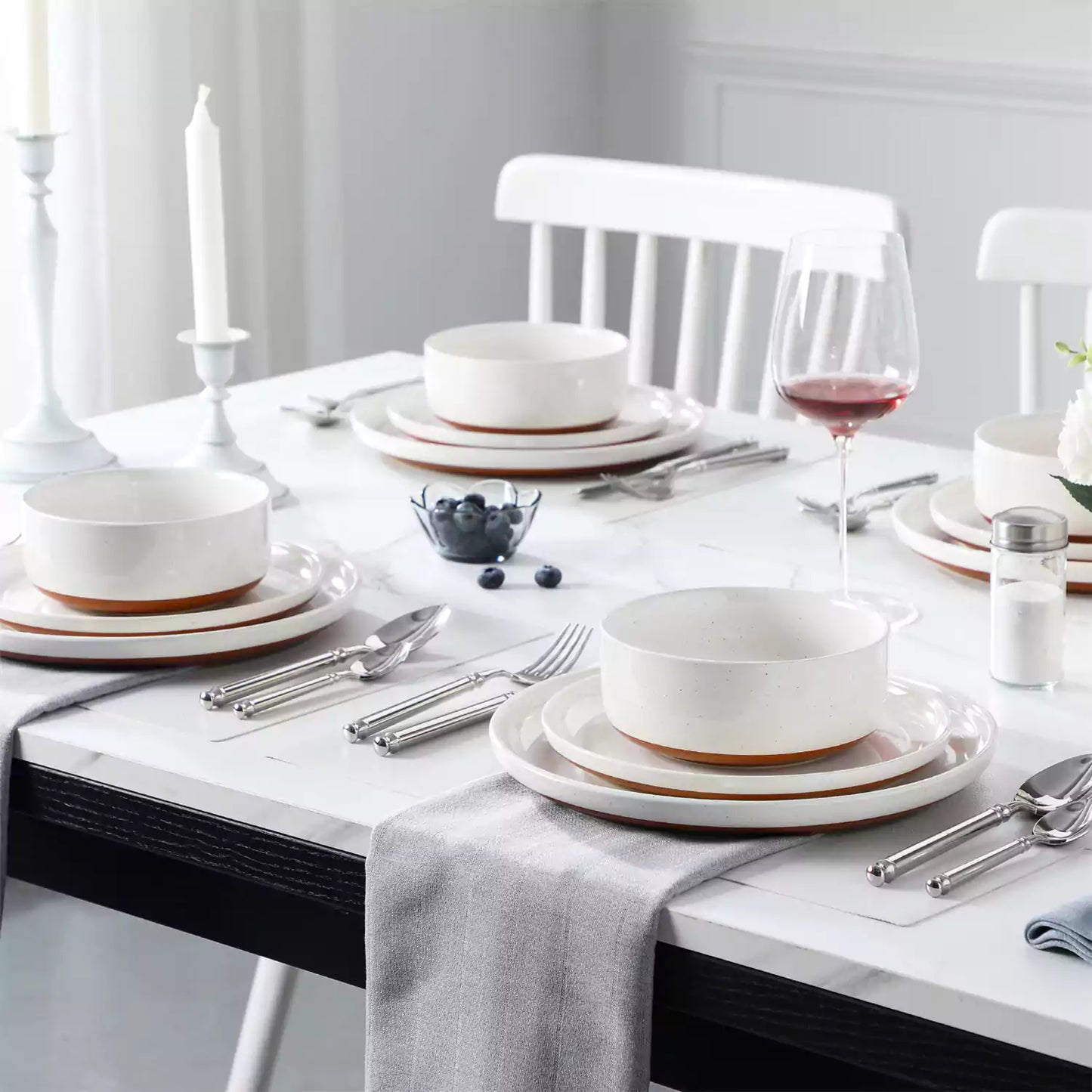 Rustic Charmer 24 Piece Dinnerware Set for 8