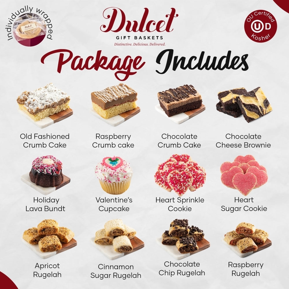 Deluxe Cupcake Combo Heart Love Gift Box