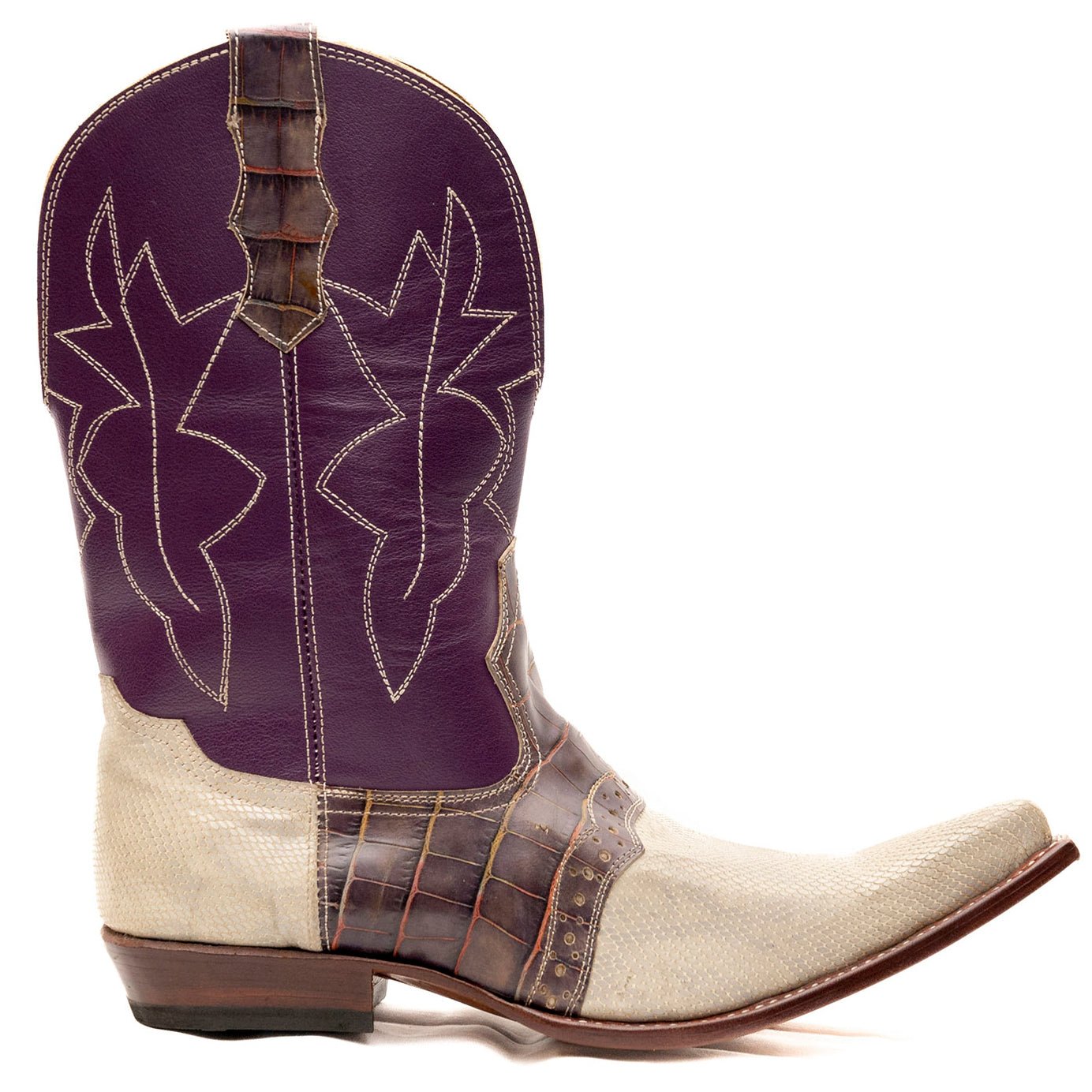 Men's Double Stitched Cowboy Boots