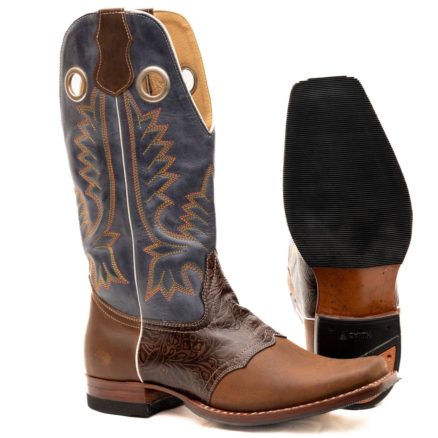 Men's Square Rodeo Cowboy Boots