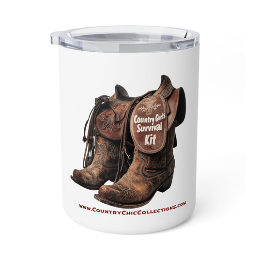 Country Girl's Survival Kit Insulated Coffee Mug