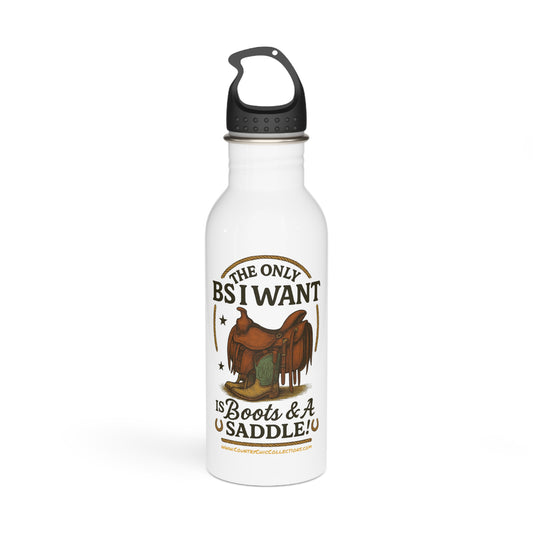 Boots and Saddle Stainless Steel Bottle, 20 oz.