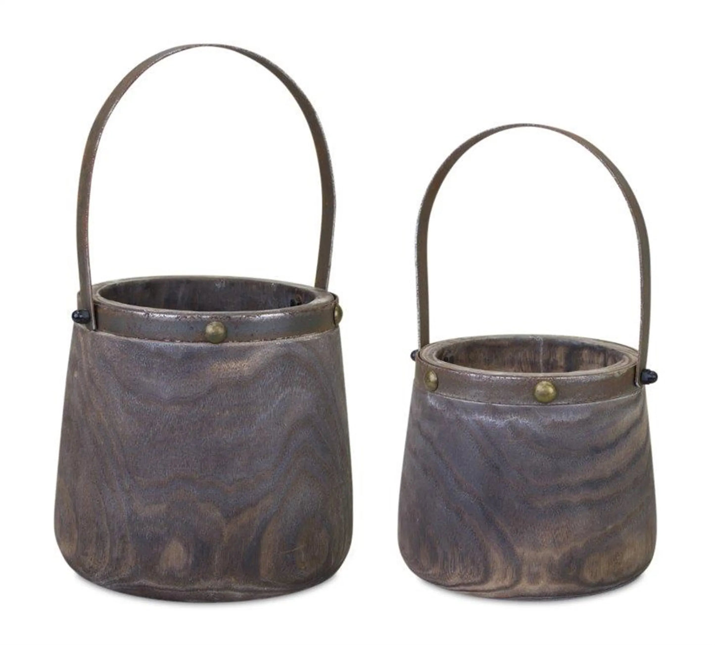 Rustic Charm Pails, set of 2