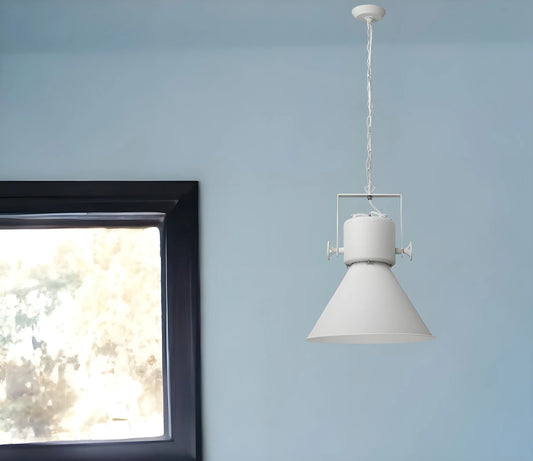 Crew White Pendant Light