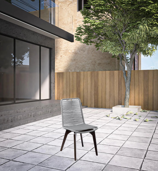 Outdoor Solid Chairs built to withstand the elements, Set of Two